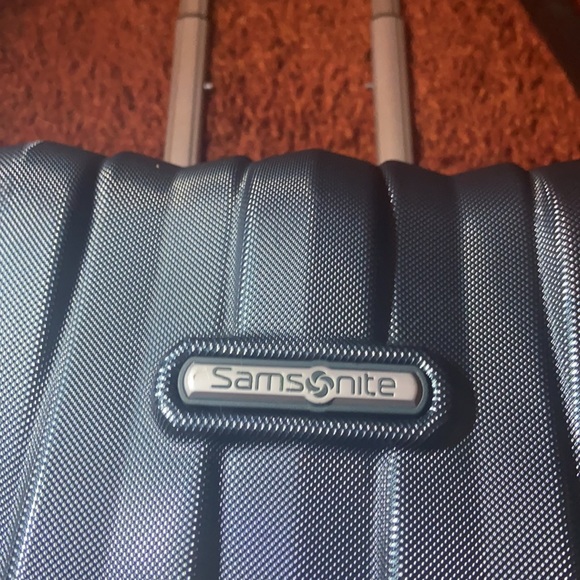 Samsonite Bags Samsonite Grey Carbon Fiber Luggage Bag New Poshmark